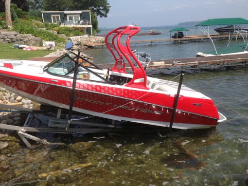 Collapsed Marine Railway – Boat Rescue