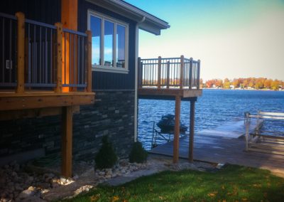 Custom Boathouse Custom Cottage Designs Headstart Construction Orillia, Barrie, Simcoe, Muskoka