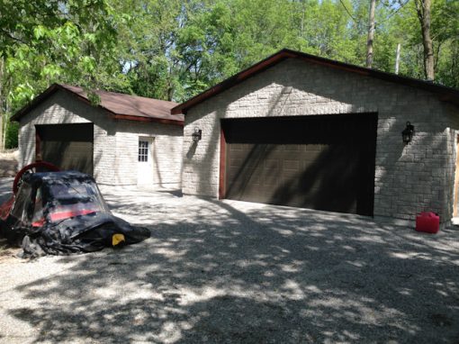Two Garages on Island